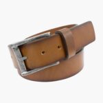 albert cinturón de cuero genuino Florsheim unisexo LPVB4P539 accesorios coñac