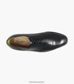 azzio puntera oxford Florsheim hombres LPVB4P70 calzado negro - Imagen 4