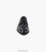 azzio puntera oxford Florsheim hombres LPVB4P70 calzado negro - Imagen 6