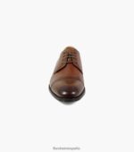 azzio puntera oxford Florsheim hombres LPVB4P71 calzado coñac - Imagen 6