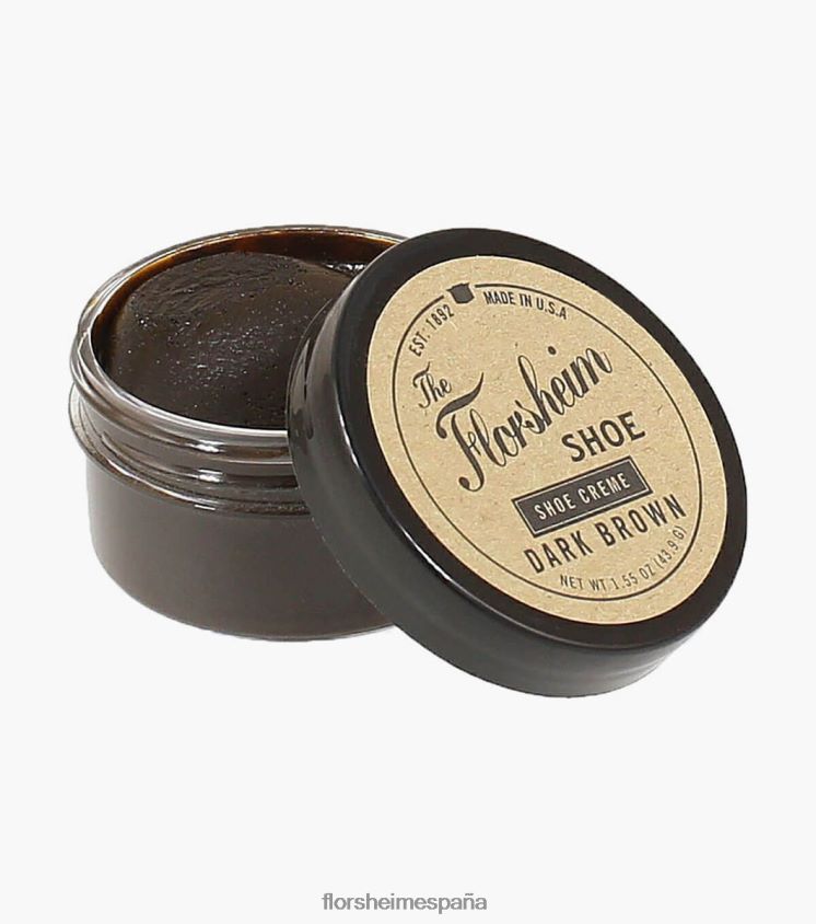 betún para cuero en crema para zapatos Florsheim unisexo LPVB4P639 accesorios marron oscuro - Imagen 2