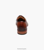 blaze puntera lisa oxford Florsheim hombres LPVB4P187 calzado coñac - Imagen 7