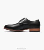 blaze puntera lisa oxford Florsheim hombres LPVB4P188 calzado negro - Imagen 5