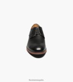 blaze puntera lisa oxford Florsheim hombres LPVB4P188 calzado negro - Imagen 6