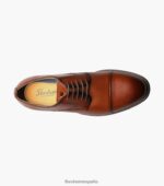 blaze puntera oxford Florsheim hombres LPVB4P186 calzado coñac - Imagen 4