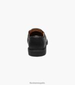 bogan jr. ii moc toe slip on Florsheim niños LPVB4P491 calzado negro - Imagen 7