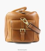 bolso de viaje candemir de piel genuina Florsheim unisexo LPVB4P629 accesorios coñac - Imagen 2