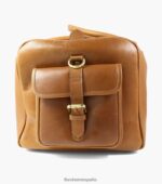 bolso de viaje candemir de piel genuina Florsheim unisexo LPVB4P629 accesorios coñac - Imagen 4