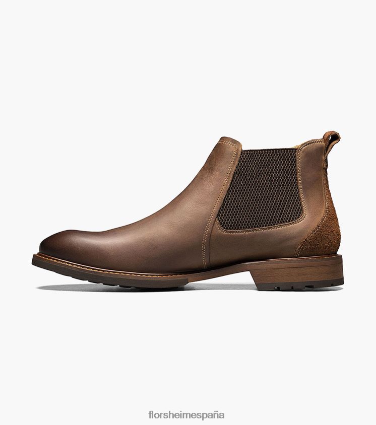Bota chalet puntera lisa gore Florsheim hombres LPVB4P245 calzado marrón ch - Imagen 5
