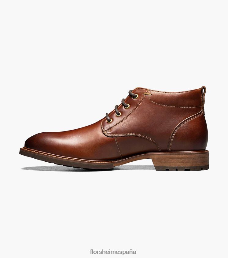 bota chukka con puntera lisa Florsheim hombres LPVB4P219 calzado castaña - Imagen 5