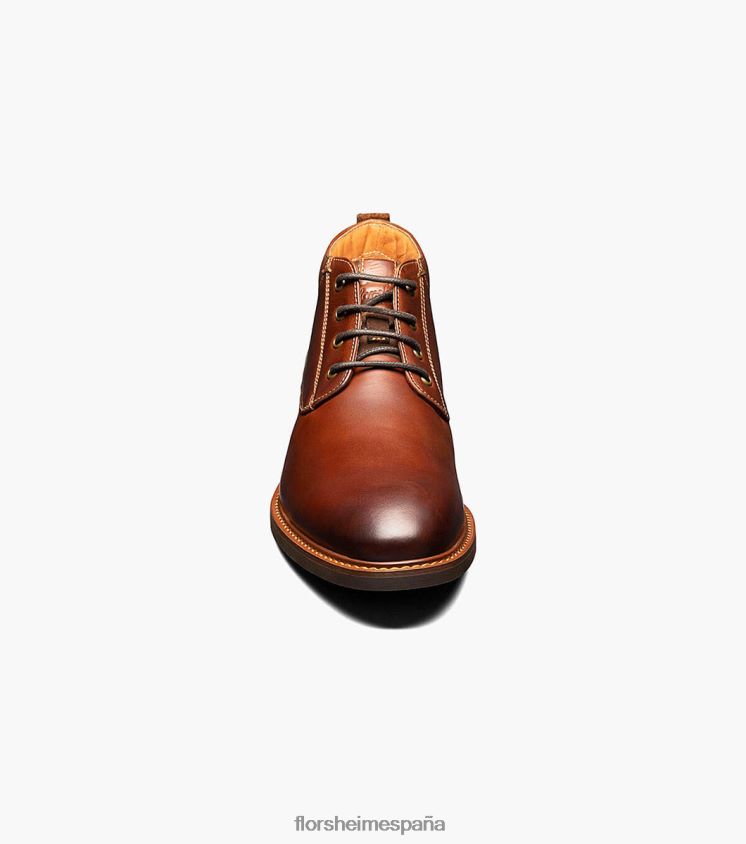 bota chukka con puntera lisa Florsheim hombres LPVB4P219 calzado castaña - Imagen 6