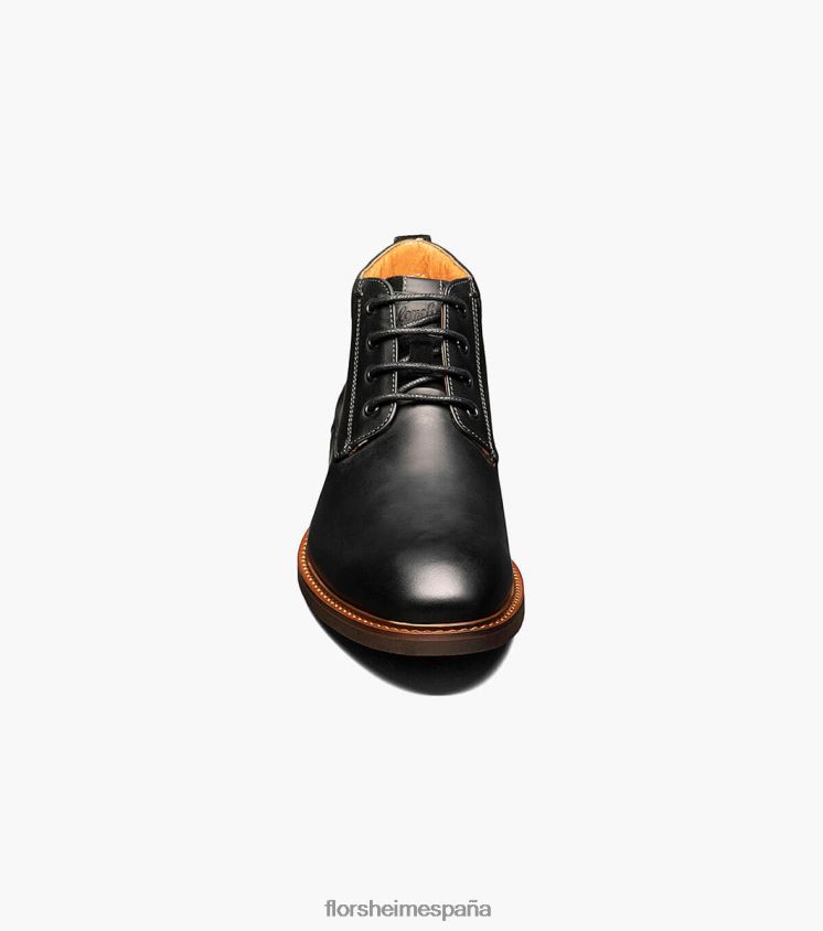bota chukka con puntera lisa Florsheim hombres LPVB4P221 calzado ch negro - Imagen 6