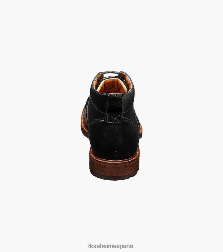 bota chukka con puntera lisa Florsheim hombres LPVB4P221 calzado ch negro - Imagen 7