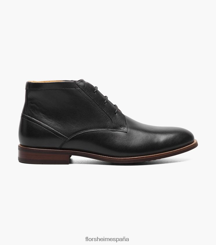 bota chukka con puntera lisa rucci Florsheim hombres LPVB4P57 calzado negro - Imagen 2