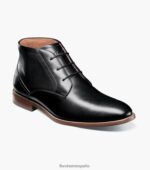 bota chukka con puntera lisa rucci Florsheim hombres LPVB4P57 calzado negro