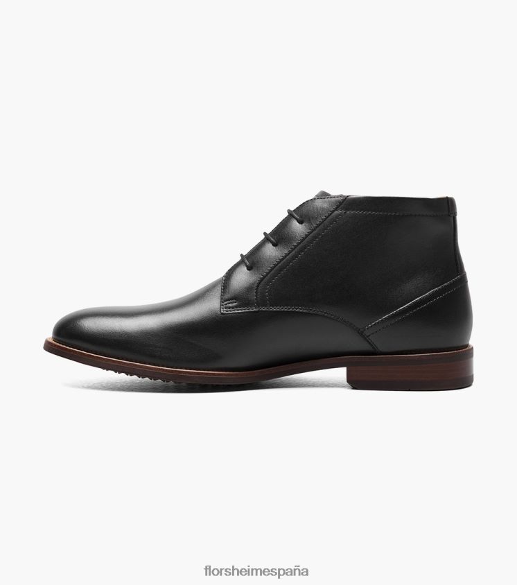 bota chukka con puntera lisa rucci Florsheim hombres LPVB4P57 calzado negro - Imagen 5