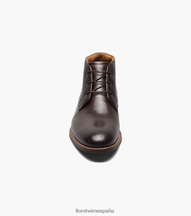 bota chukka con puntera lisa rucci Florsheim hombres LPVB4P58 calzado marrón - Imagen 6