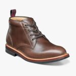 bota chukka de punta plana de fundición Florsheim hombres LPVB4P391 calzado marrón