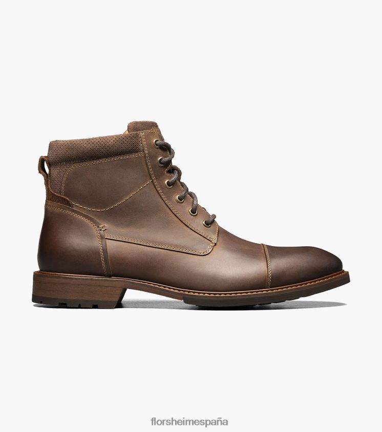 bota con cordones y puntera tipo chalet Florsheim hombres LPVB4P72 calzado marrón ch - Imagen 2