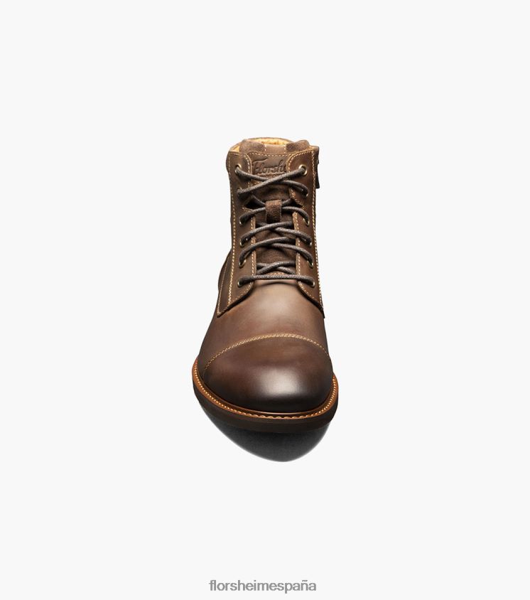 bota con cordones y puntera tipo chalet Florsheim hombres LPVB4P72 calzado marrón ch - Imagen 6