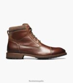 bota con cordones y puntera tipo chalet Florsheim hombres LPVB4P73 calzado castaña - Imagen 2