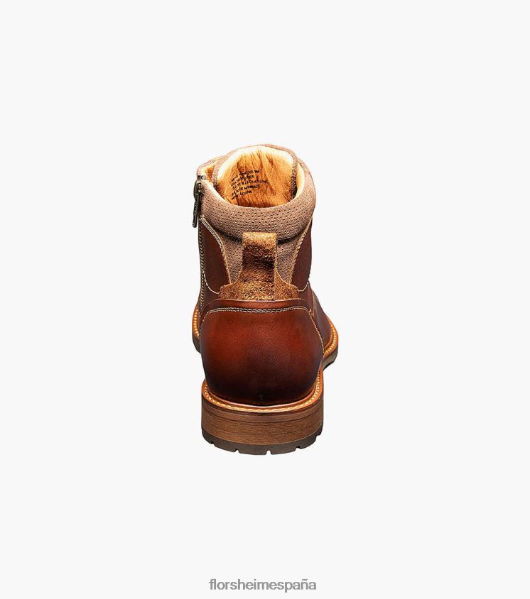 bota de cordones con puntera tipo lodge Florsheim hombres LPVB4P226 calzado castaña - Imagen 7