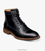 bota de cordones con puntera tipo lodge Florsheim hombres LPVB4P227 calzado ch negro