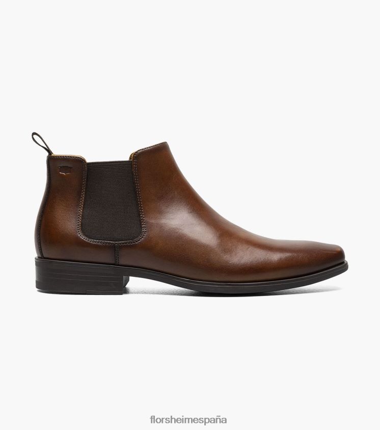bota de gore con puntera lisa jackson Florsheim hombres LPVB4P156 calzado coñac - Imagen 2