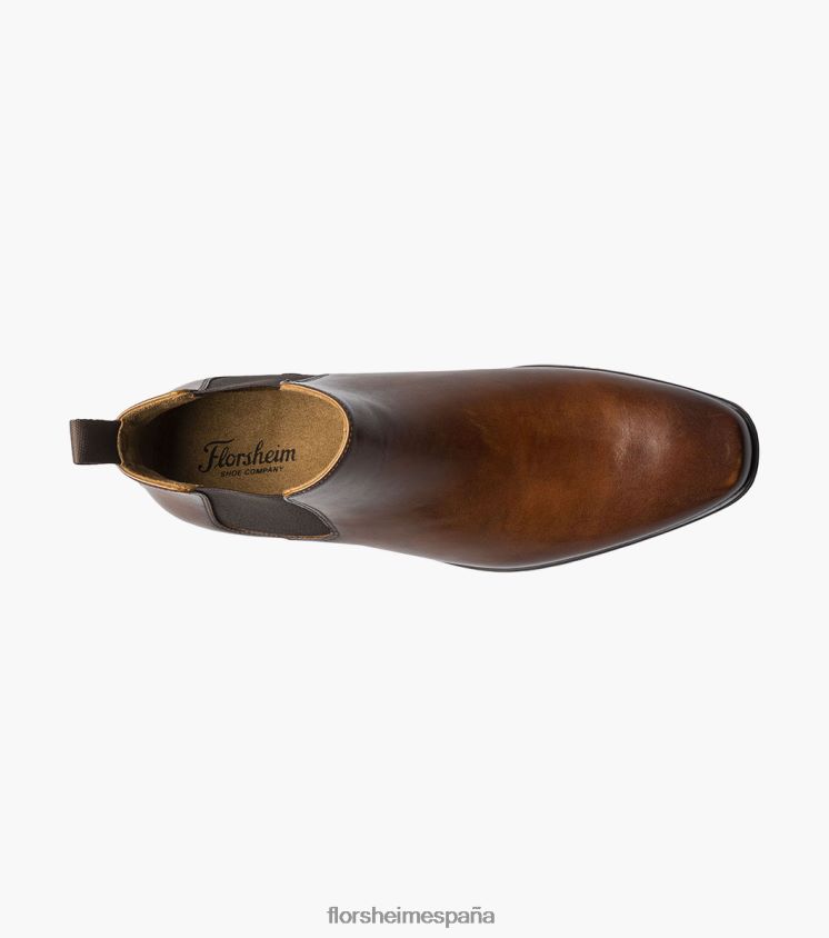 bota de gore con puntera lisa jackson Florsheim hombres LPVB4P156 calzado coñac - Imagen 4