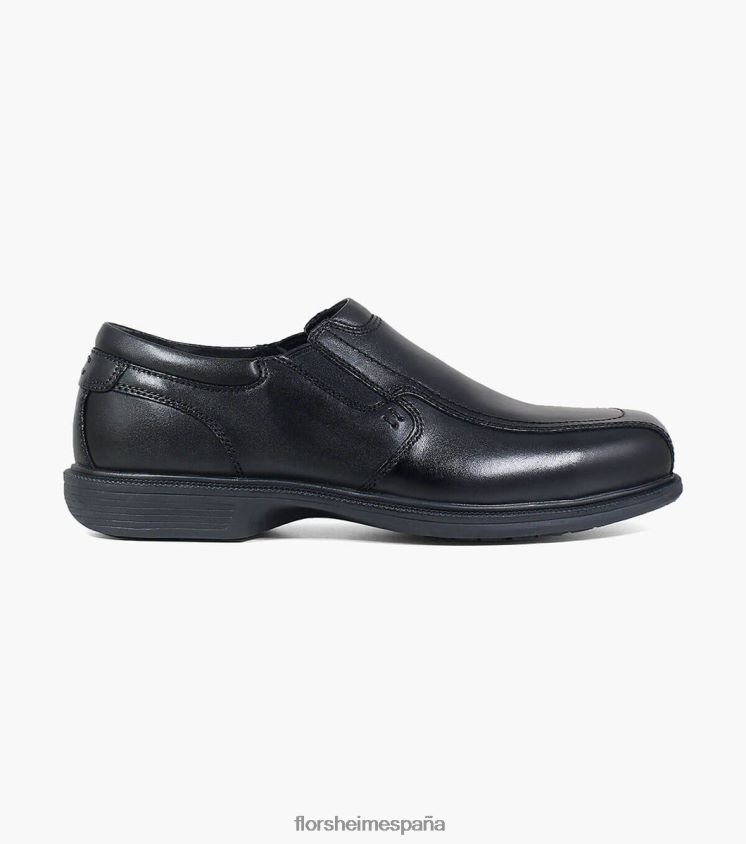 bota de trabajo utilitario con punta de acero y punta lisa con cordones Florsheim hombres LPVB4P410 calzado negro - Imagen 2