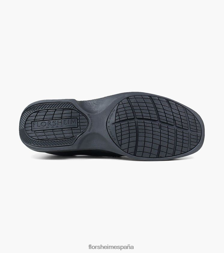 bota de trabajo utilitario con punta de acero y punta lisa con cordones Florsheim hombres LPVB4P410 calzado negro - Imagen 3