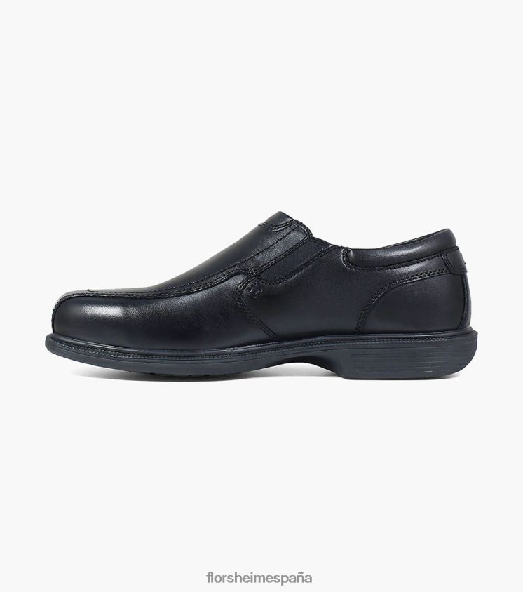 bota de trabajo utilitario con punta de acero y punta lisa con cordones Florsheim hombres LPVB4P410 calzado negro - Imagen 5