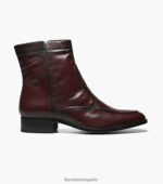 bota essex con cremallera y puntera de mocasín Florsheim hombres LPVB4P260 calzado Cerezo negro - Imagen 2