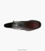 bota essex con cremallera y puntera de mocasín Florsheim hombres LPVB4P260 calzado Cerezo negro - Imagen 4