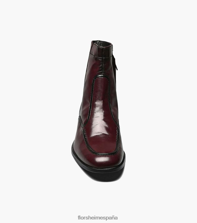 bota essex con cremallera y puntera de mocasín Florsheim hombres LPVB4P260 calzado Cerezo negro - Imagen 6