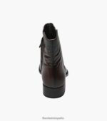 bota essex con cremallera y puntera de mocasín Florsheim hombres LPVB4P260 calzado Cerezo negro - Imagen 7