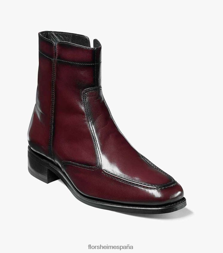 bota essex con cremallera y puntera de mocasín Florsheim hombres LPVB4P260 calzado Cerezo negro - Imagen 1