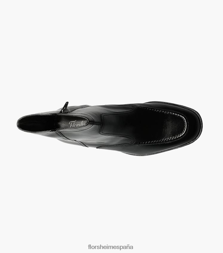 bota essex con cremallera y puntera de mocasín Florsheim hombres LPVB4P261 calzado negro - Imagen 4