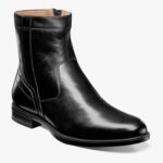 bota midtown con cremallera y puntera lisa Florsheim hombres LPVB4P204 calzado negro