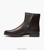 bota midtown con cremallera y puntera lisa Florsheim hombres LPVB4P205 calzado marrón - Imagen 6