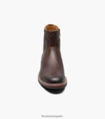 bota norwalk con cremallera lateral y puntera lisa Florsheim hombres LPVB4P59 calzado marrón ch - Imagen 6