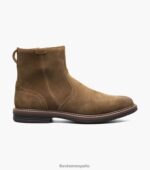 bota norwalk con cremallera lateral y puntera lisa Florsheim hombres LPVB4P60 calzado moca - Imagen 2