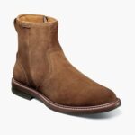 bota norwalk con cremallera lateral y puntera lisa Florsheim hombres LPVB4P60 calzado moca