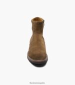 bota norwalk con cremallera lateral y puntera lisa Florsheim hombres LPVB4P60 calzado moca - Imagen 6