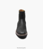 bota norwalk con cremallera lateral y puntera lisa Florsheim hombres LPVB4P61 calzado ch negro - Imagen 6