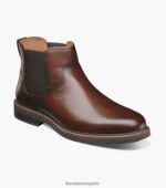 Bota Norwalk Gore con puntera lisa Florsheim hombres LPVB4P77 calzado coñac caído