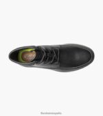 bota saul chukka con puntera lisa Florsheim hombres LPVB4P289 calzado negro - Imagen 4