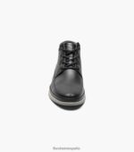 bota saul chukka con puntera lisa Florsheim hombres LPVB4P289 calzado negro - Imagen 6