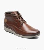 bota saul chukka con puntera lisa Florsheim hombres LPVB4P290 calzado coñac