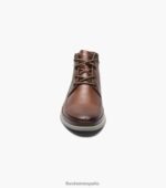bota saul chukka con puntera lisa Florsheim hombres LPVB4P290 calzado coñac - Imagen 6